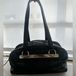 Chanel Square Quilt LAX Bowler Bag